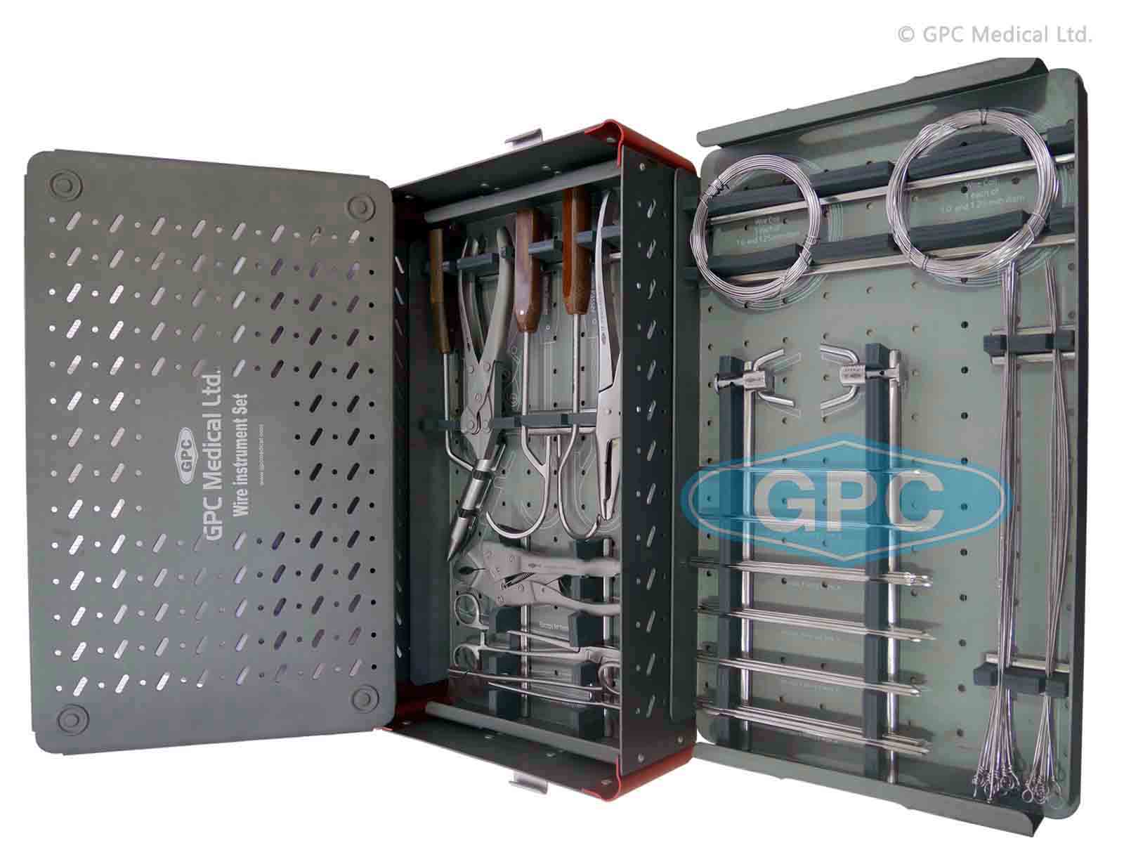 Wire Instrument Set With Aluminium Box